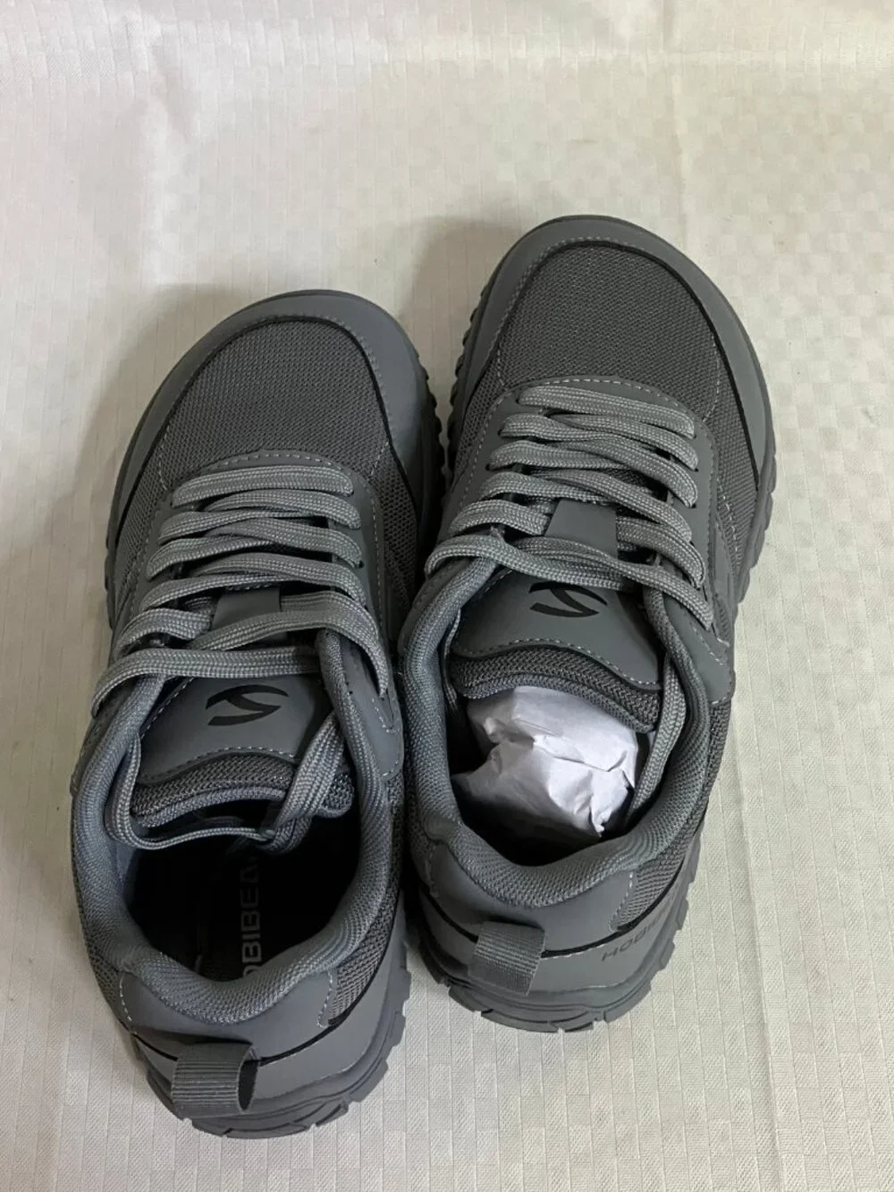 Grey Women's Mesh & Synthetic Running Sneakers